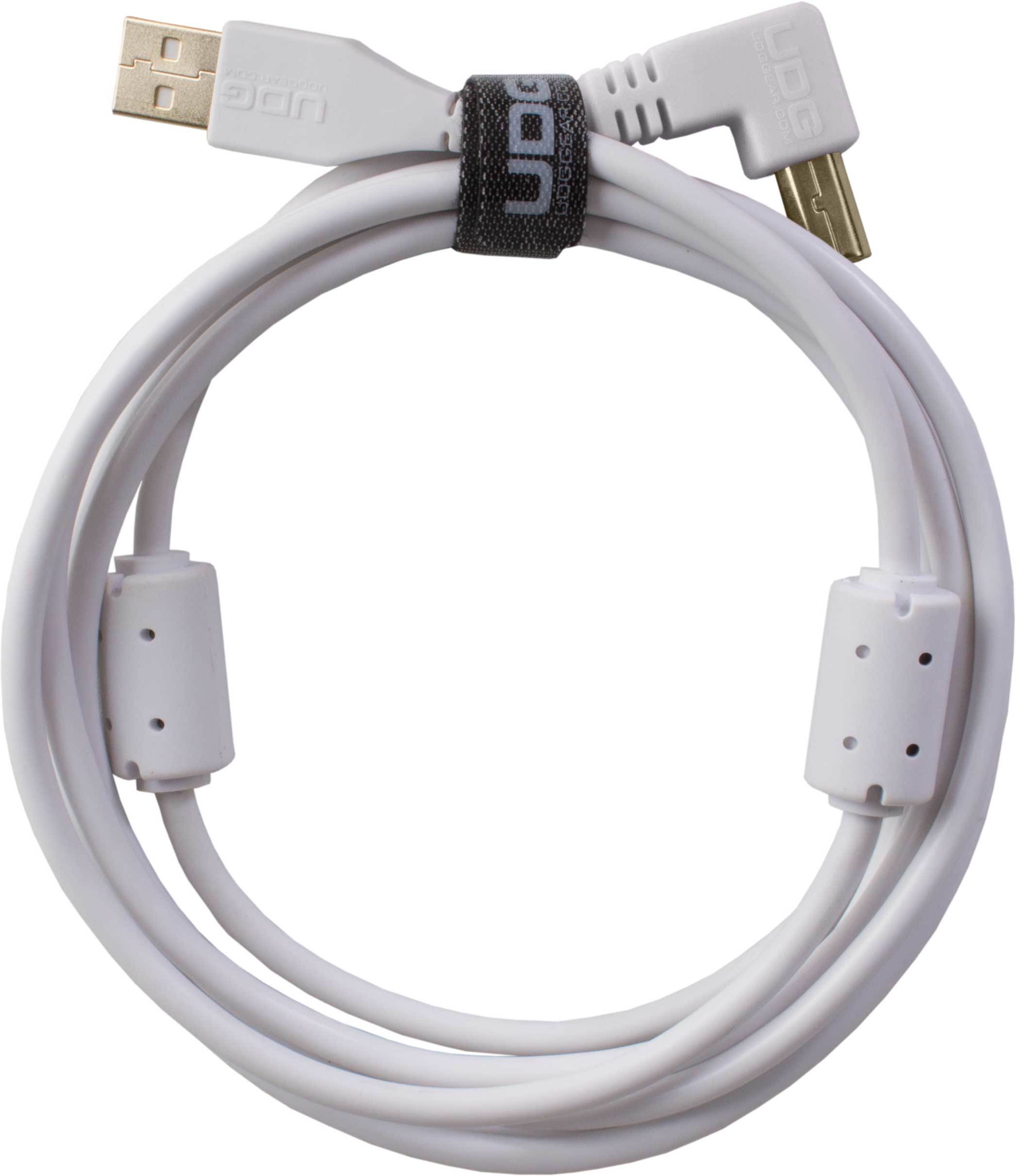 UDG Gear Cavo USB 2.0 Tipo C A B – Audio Ottimizzato, Connettori Oro, Ferrite, Arancione 1,5m